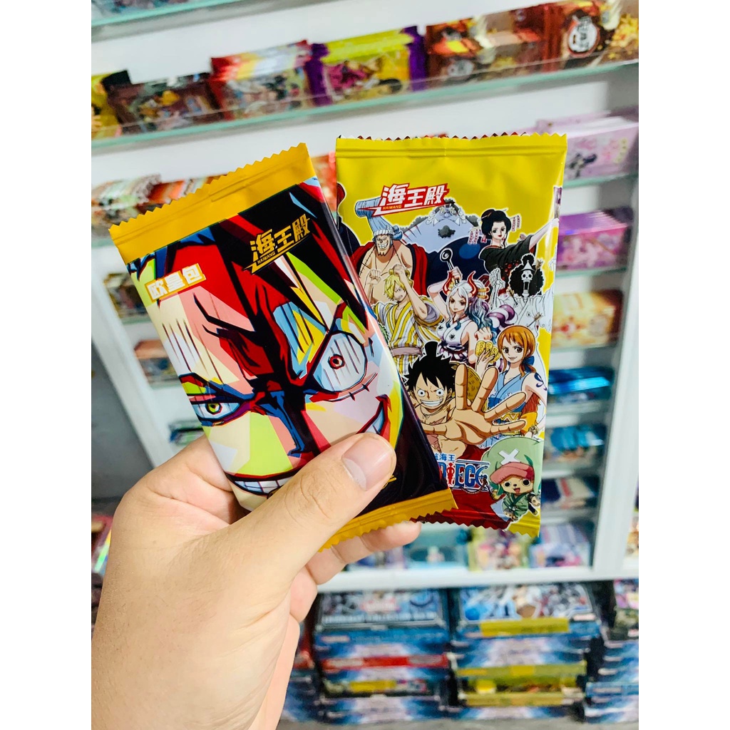 Tổng hợp Set 5 ảnh thẻ nhân phẩm Anime One Piece ngẫu nhiên chibi xinh xắn