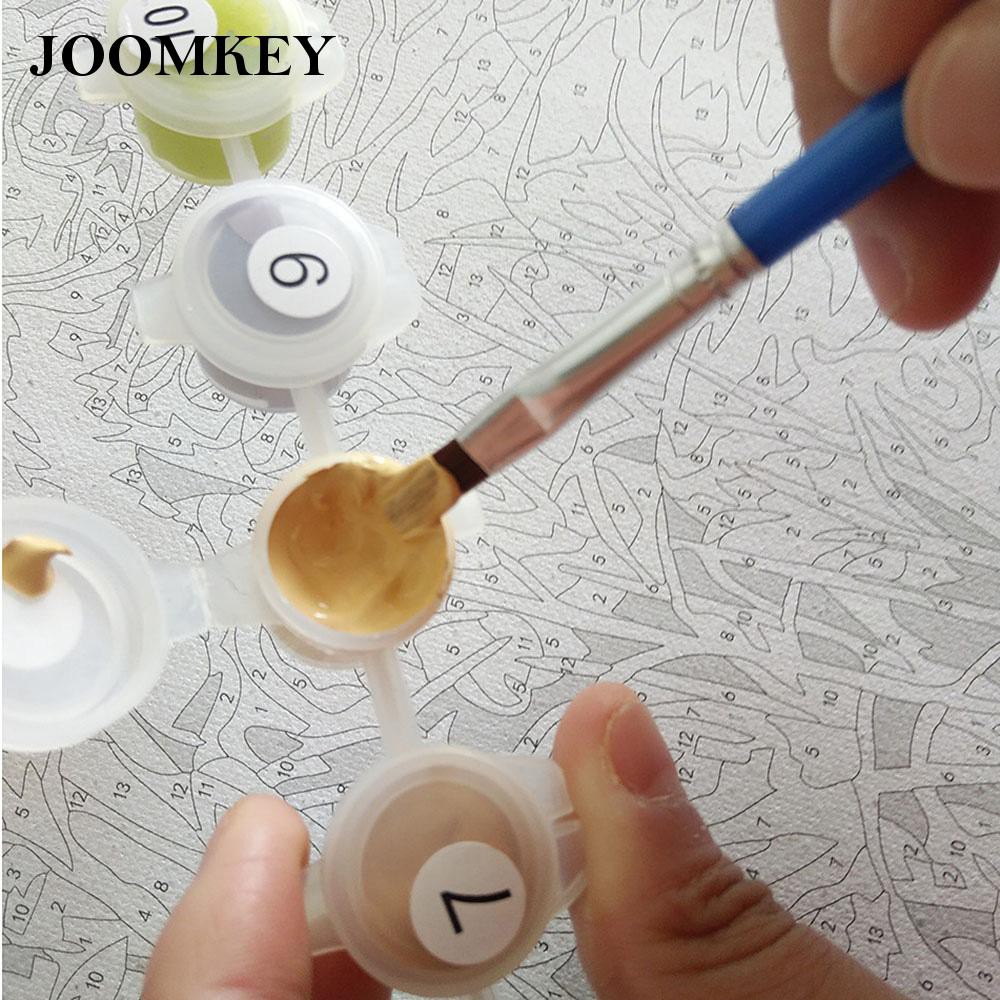 joomkey Paint by Numbers Kit For Home Decoration  Charming Flowers DIY Oil Painting Without Frame 40 x 50cm Chic