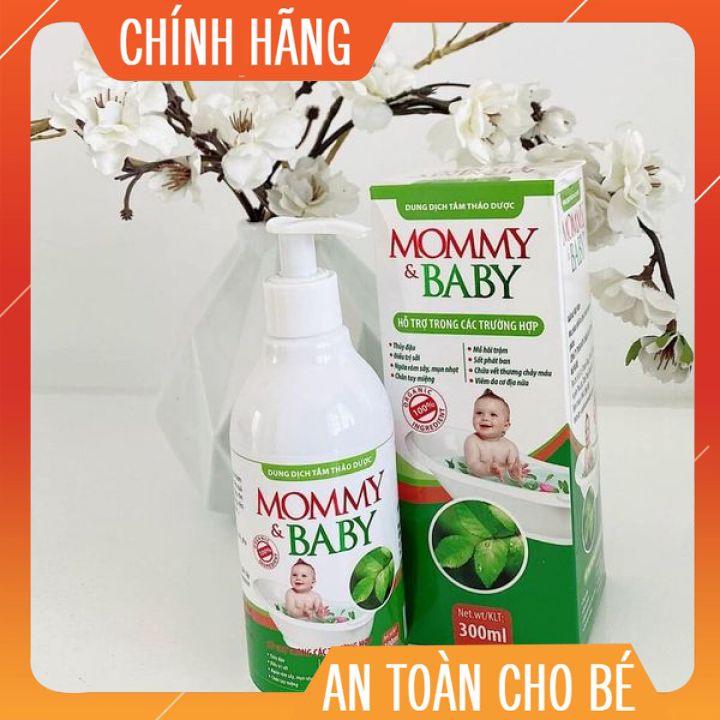 Sữa tắm thảo dược Mommy&amp;Baby cho bé thuỷ đậu, sởi, rôm sảy