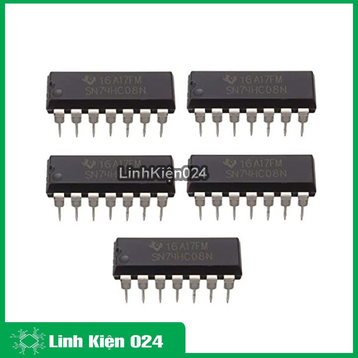 74HC08 2-Input AND DIP14
