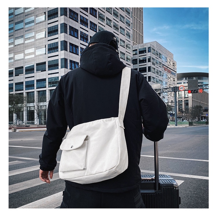 Túi tote đeo chéo đi học đi chơi thời trang unisex nam nữ Hàn Quốc giá rẻ