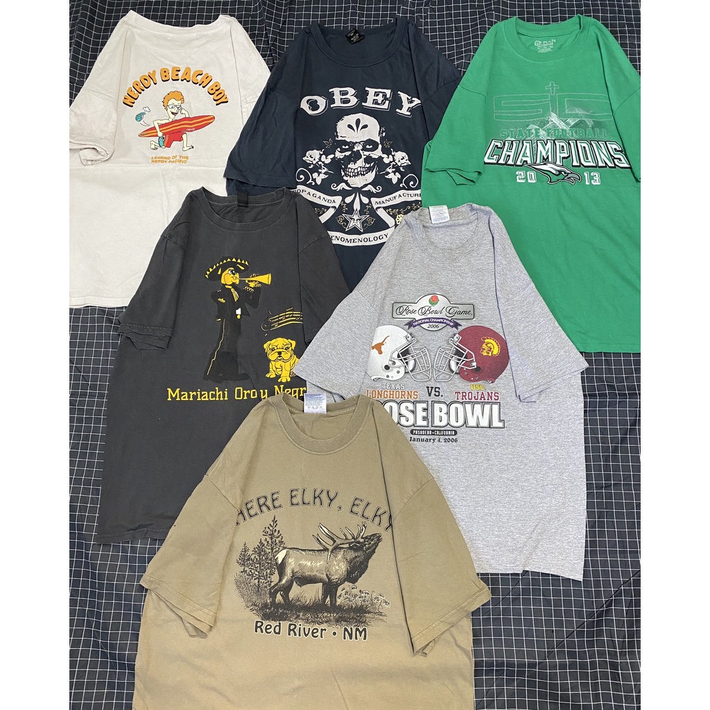 [SIZE - 2XL - link 3] Áo thun Mỹ Secondhand &amp; Áo phông UNISEX (ĐƯỢC CHỌN MẪU )