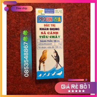 Procin 50a 5gr hỗ trợ cho chim cảnh