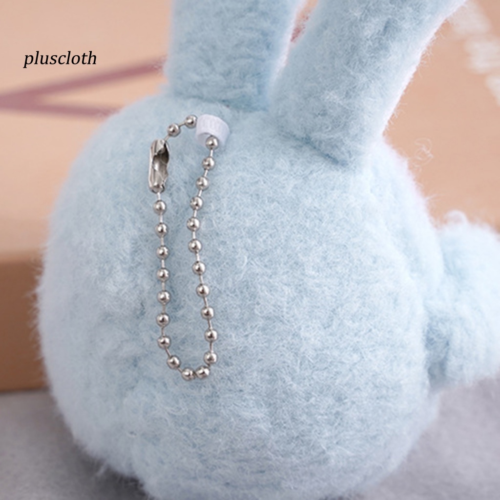 Móc Khóa Thỏ Nhồi Bông Hoạt Hình Xinh Xắn