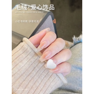 charm tim lông nail mix móng siêu xinh