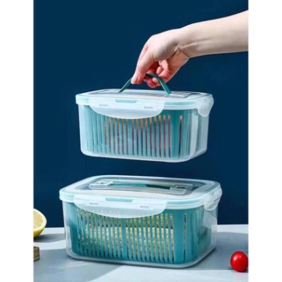 Sét 5 Hộp Đựng Đồ Bảo Quản Tủ Lạnh Đa Năng Tiện Lợi