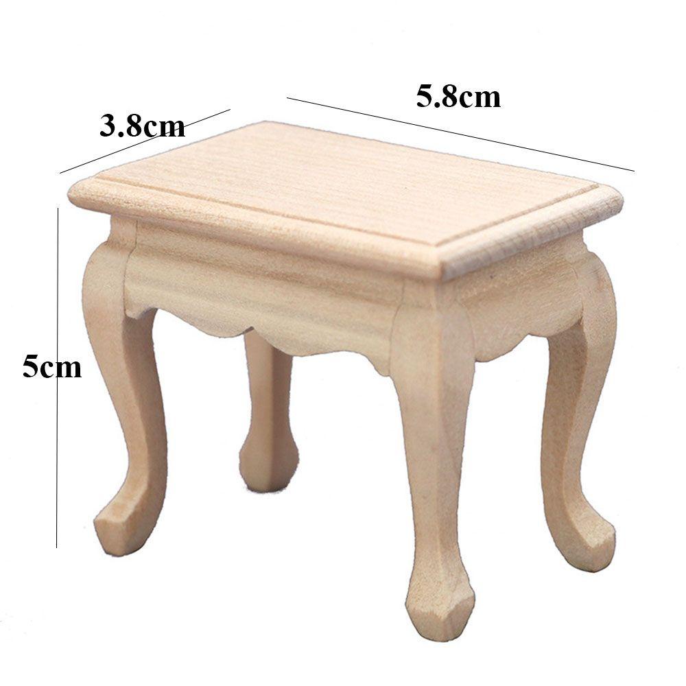BEBETTERM Bàn Cà Phê Mini 5.8 * 3.8 * 5cm Trang Trí Nhà Búp Bê
