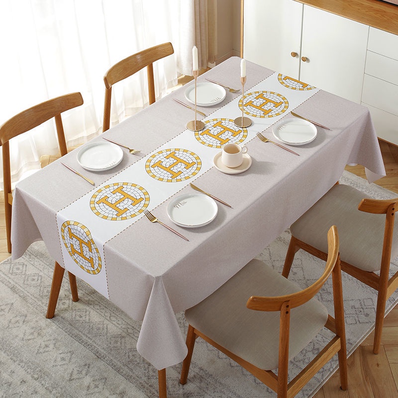 Khăn Trải Bàn Bằng PVC Chống Nước Chống Dầu