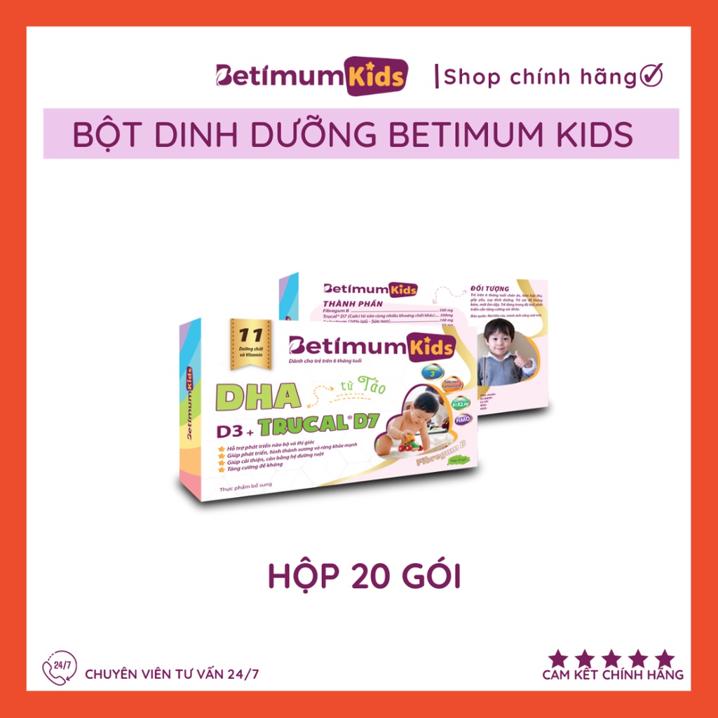Betimum Kids - Ăn Ngon, Tăng Cường Đề Kháng Cho Bé