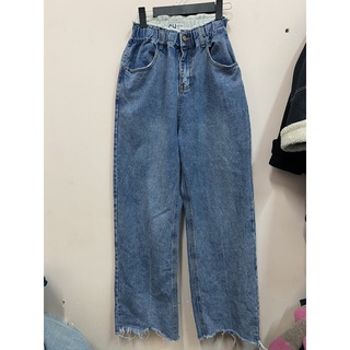 Quần Jean 2hand dáng suông thụng unisex