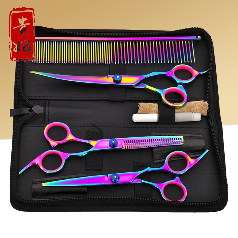 Bộ Kéo Cắt Tỉa Lông Chó Mèo Hàng Đẹp