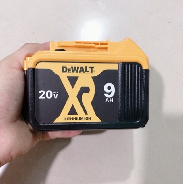 pin đóng mới dewalt tem in 9ah ( dung lượng 6a)