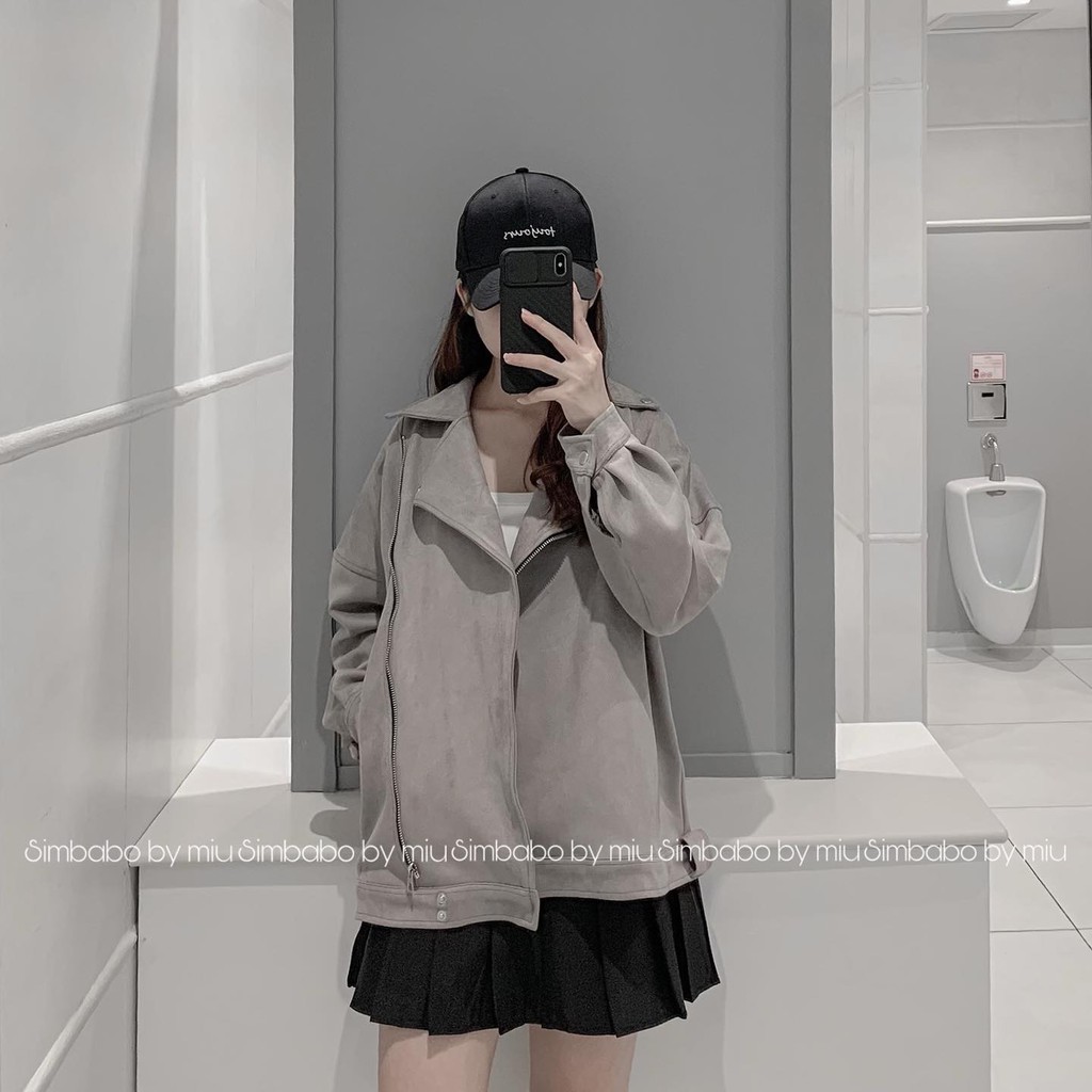 Áo jacket da lộn Simbabo
