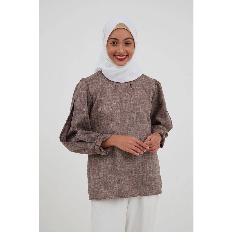 Thương Hiệu Áo Kiểu Hijabenka sheny Hàng Đầu Giá Rẻ Cho Nữ ecer