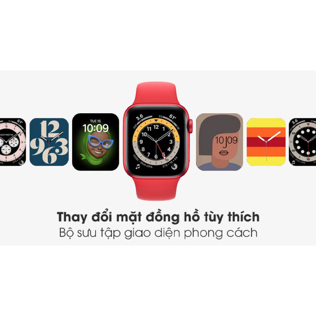 Đồng hồ thông minh S6 chuẩn rep Series 6 Apple Watch phiên bản mới. Tràn viền, chống nước, full tính năng. BH 12 tháng