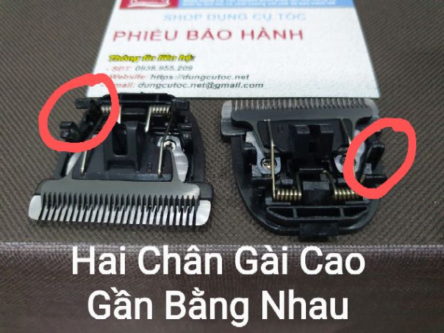 Lưỡi Sứ Tông Đơ Và Lưỡi Thép Carbon Cho Tông Đơ Pin Sạc.(Loại Chân Gài Ngắn Và Dài)