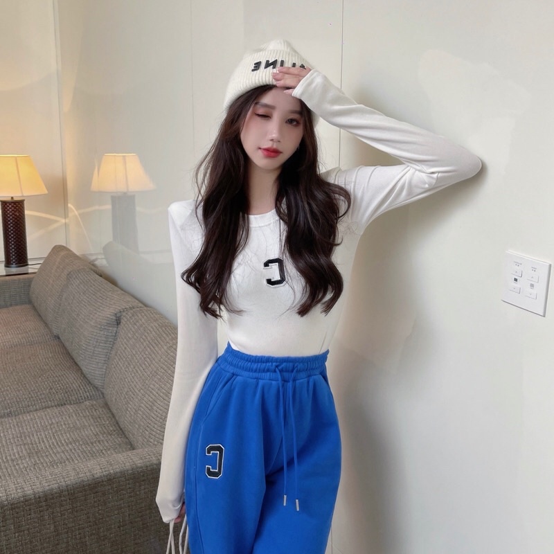 Áo dài tay chữ C