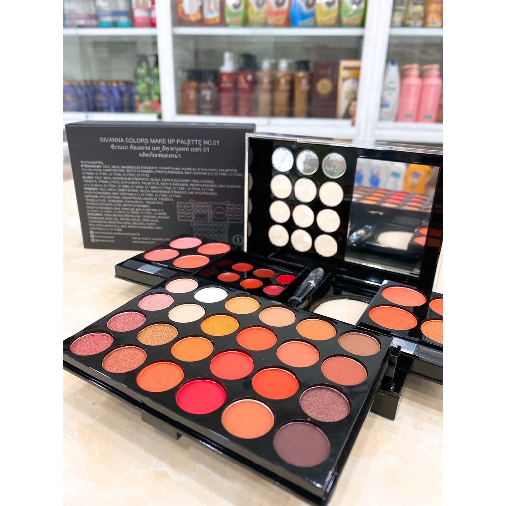 Bộ phấn trang điểm Sivanna Colors Pro Make Up Palette chính hãng THÁI LAN