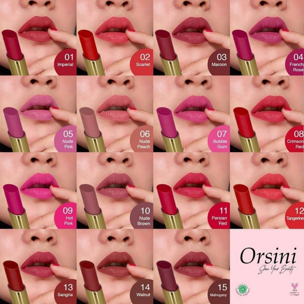 (hàng Mới Về) Son Môi Orsini Lên Màu Chuẩn Đẹp | BigBuy360 - bigbuy360.vn