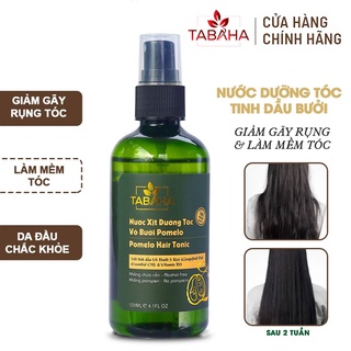 Chai xịt dưỡng tóc tinh dầu bưởi kích mọc tóc Tabaha, giảm rụng tóc Pomelo 120ml