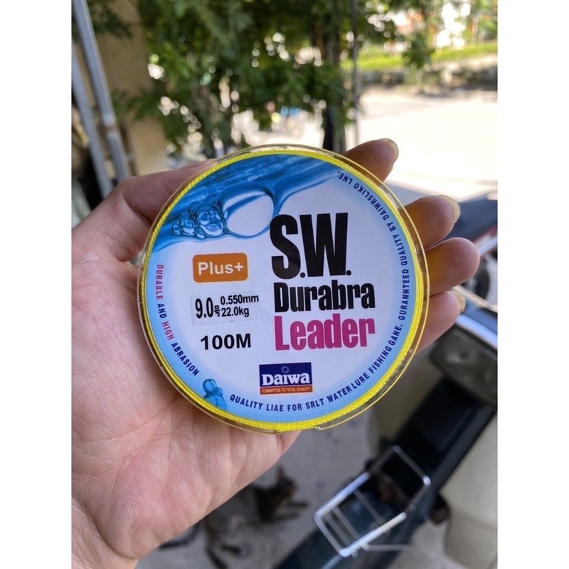 Dù SW 100m câu cá bện chặt sợi vàng óng, tải cá tốt/dù đủ size