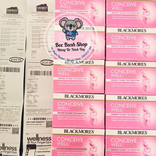 Tăng thụ thai blackmores mẫu mới nhất trên ảnh bìa