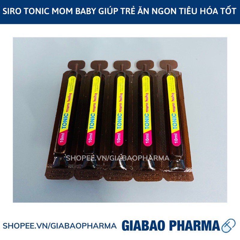 Siro TONIC MUM BABY giúp trẻ ăn ngon miệng , tăng khả năng hấp thụ chất - Hộp 20 ống 5.0 | Thế Giới Skin Care