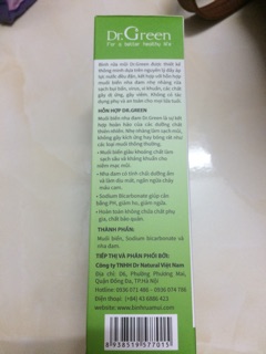 Bình rửa mũi kèm muối Dr. Green