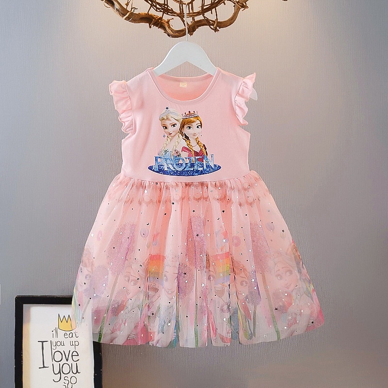 Váy elsa chân voan size 15-25kg