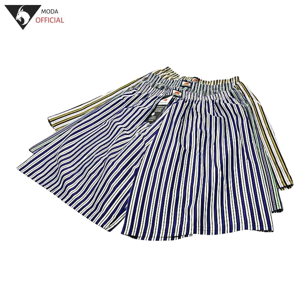 Quần đùi sọc kẻ combo 8 cái - Quần đùi nam MODA mặc nhà, mặc ngủ thoáng mát 5 size từ M-3XL