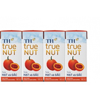 Sữa hạt và gấc th true nut 180 ml x 4 hộp