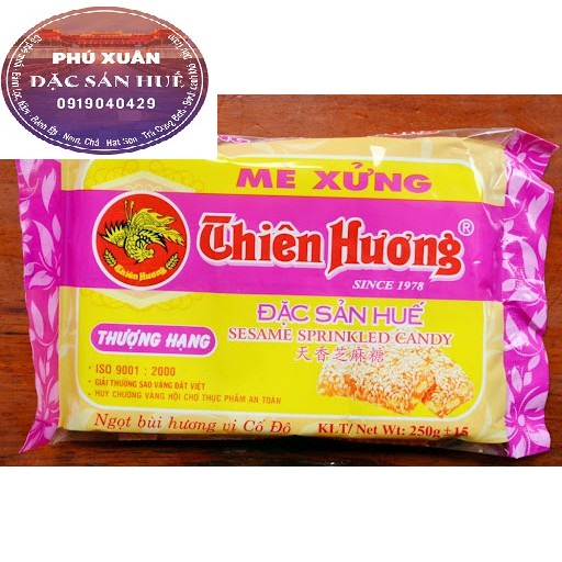 Mè Xửng Dẻo 250g - Mè Xửng Thiên Hương - Đặc sản Huế