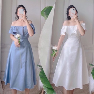 Đầm trễ vai bèo
