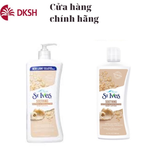 Sữa dưỡng thể St.Ives Yến Mạch và Bơ 621ml