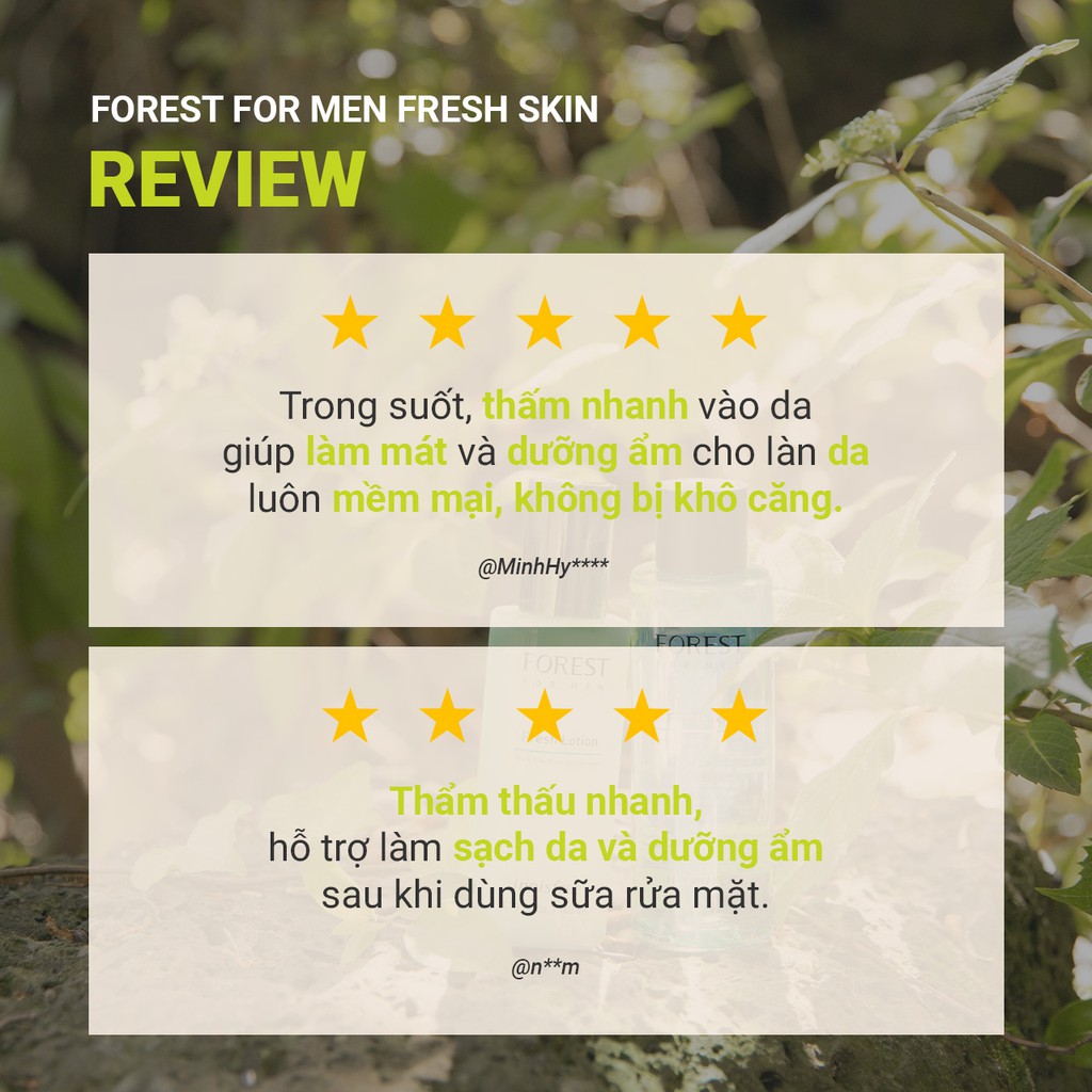 Nước cân bằng innisfree Forest for men Fresh Skin 180ml