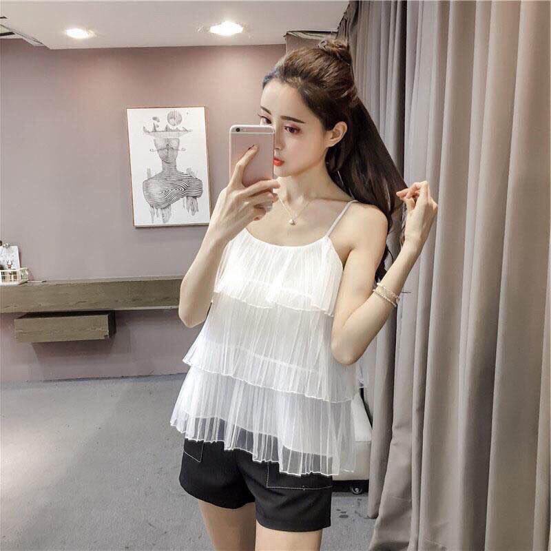 Áo 2 dây ren 3 tầng