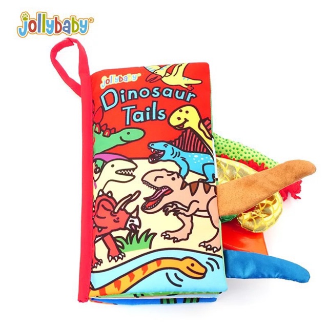 Sách vải đuôi 3D JOLLYBABY cao cấp cho bé