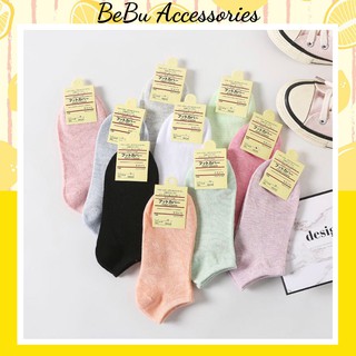 Combo 3 đôi tất cổ ngắn Muji xuất Nhật kháng khuẩn
