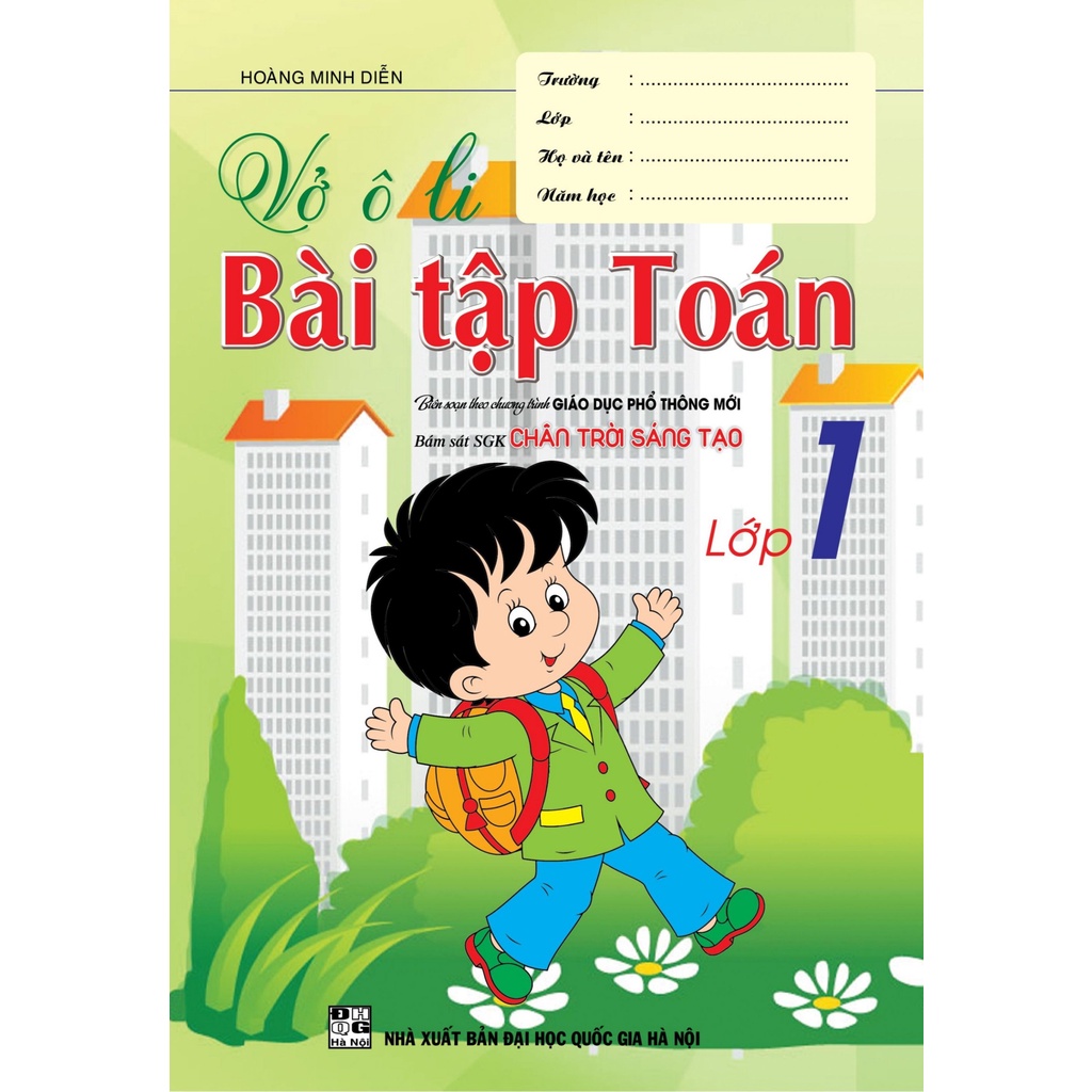 sách - vở ô li bài tập toán lớp 1 (bám sát sgk chân trời sáng tạo)