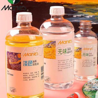 Dầu Lanh và Dầu Thông Maries 500ml &amp; phủ bóng bảo quản tranh