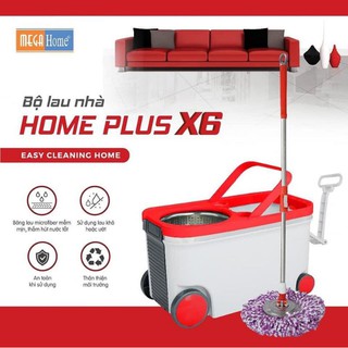 Bộ thùng lau nhà Megahome X6 Plus mẫu mới 2022
