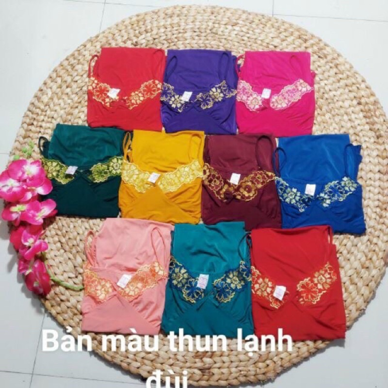 [Có size 45-75kg] Đồ Bộ Nữ, Bộ Đùi Thun Lạnh 2 Dây Phối Ren
