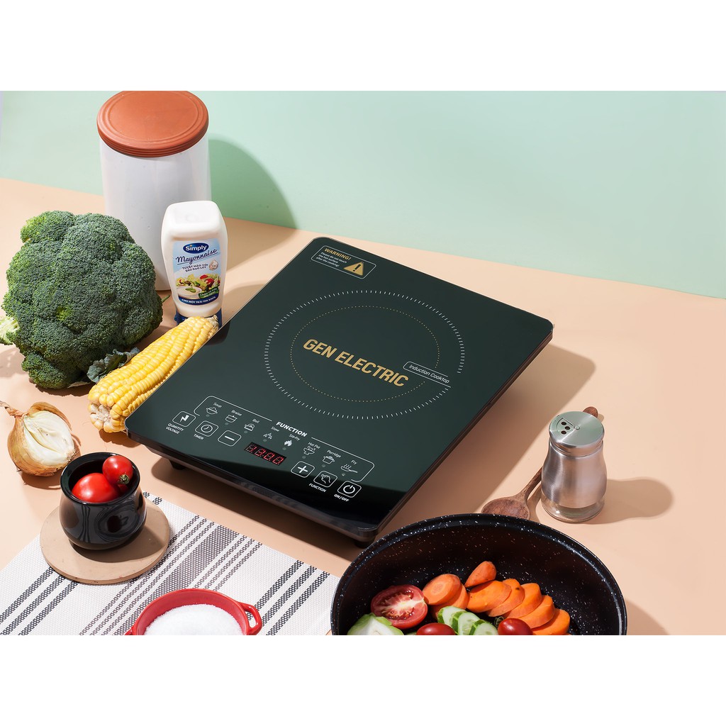Bếp từ, bếp từ đơn Gen electric GE-A03 - an toàn, tiết kiệm điện. Bảo hành 12 tháng, lỗi đổi mới trong 30 ngày.