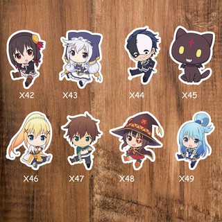 Konosuba Miếng Dán Hình anime konosuba Kono Subarashii Sekai ni Shukufuku o Series 4 Series