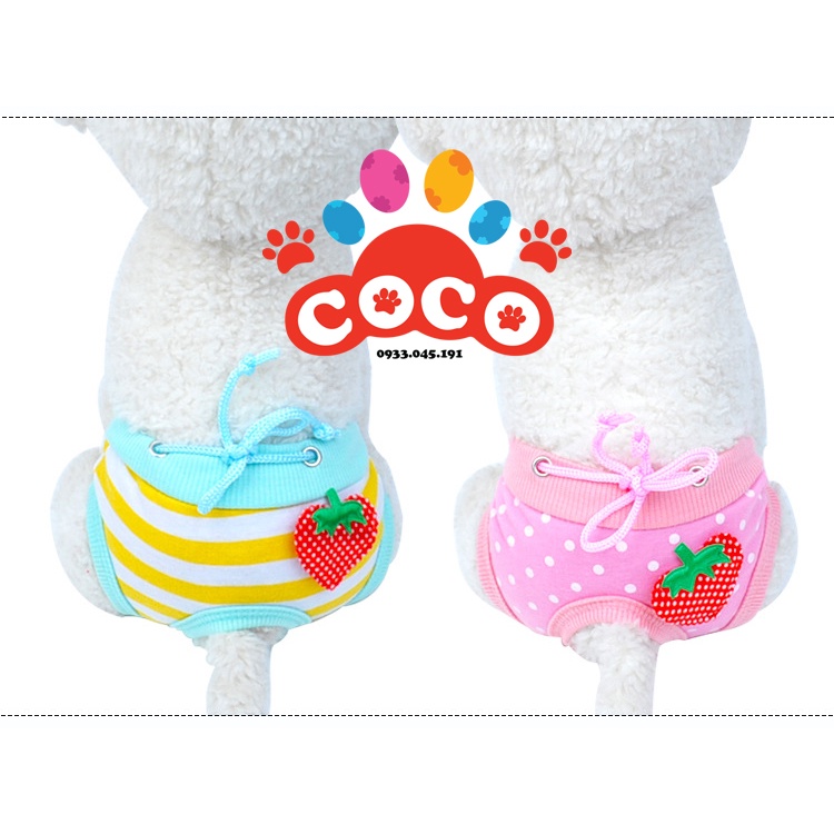 Yếm Quần Sinh Lý Cho Chó Cái/Quần Chip Chó Mèo Thú Cưng Ngày Rụng Dâu
