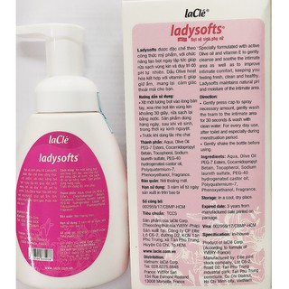 Dung dịch vệ sinh phụ nữ dạng bọt LADYSOFTS