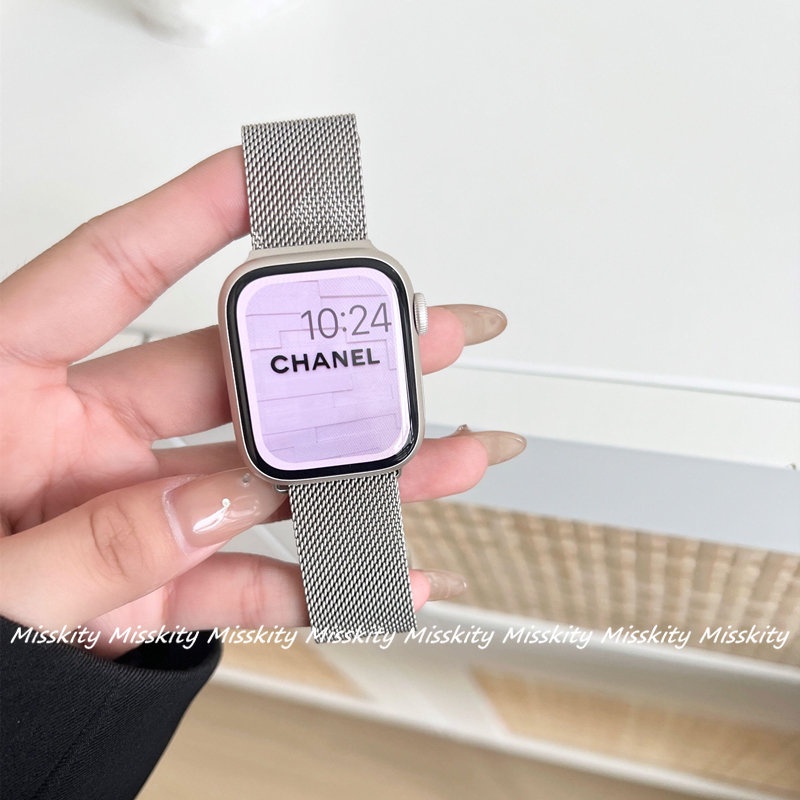 Dây Đeo Inox Milanese Cho Đồng Hồ Thông Minh iWatch Series Ultra 8 7 SE 3 4 5 6 2 49mm 45mm 41mm 44mm 40mm 38mm 42mm