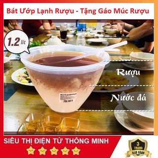 Bát Ướp Lạnh Rượu, Tặng Gáo Múc Rượu - Nhựa Việt Nhật