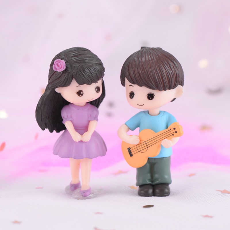Set 2 Mô Hình Đồ Chơi Đàn Ghita Xinh Xắn Thú Vị