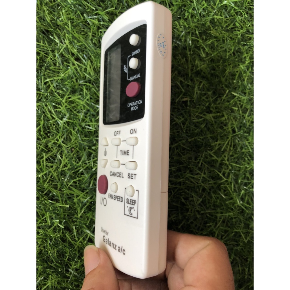 Điều khiển điều hòa Galanz 1 nút đỏ  loại tốt chất lượng cao - Tặng kèm pin -  Remote điều hòa Galanz loại tốt